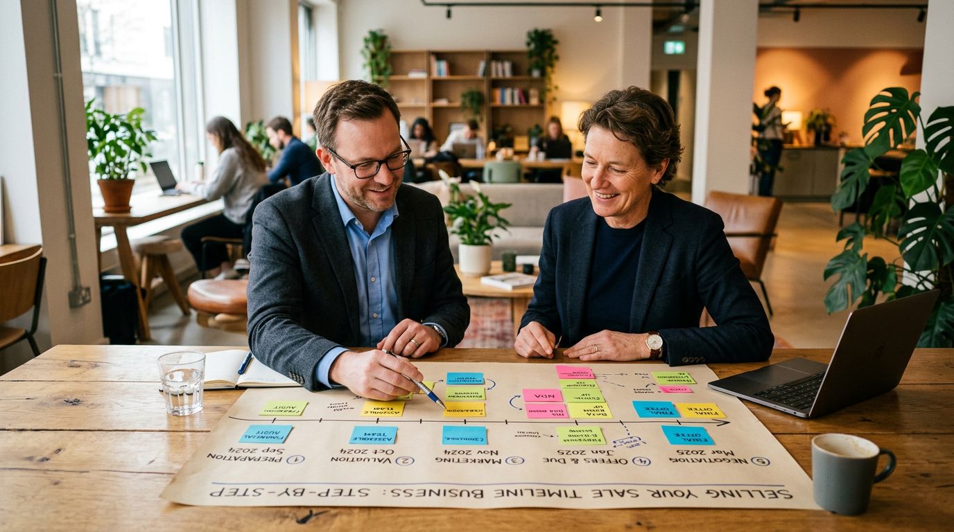Bedrijf verkopen: het bewezen stappenplan van voorbereiding tot overdracht