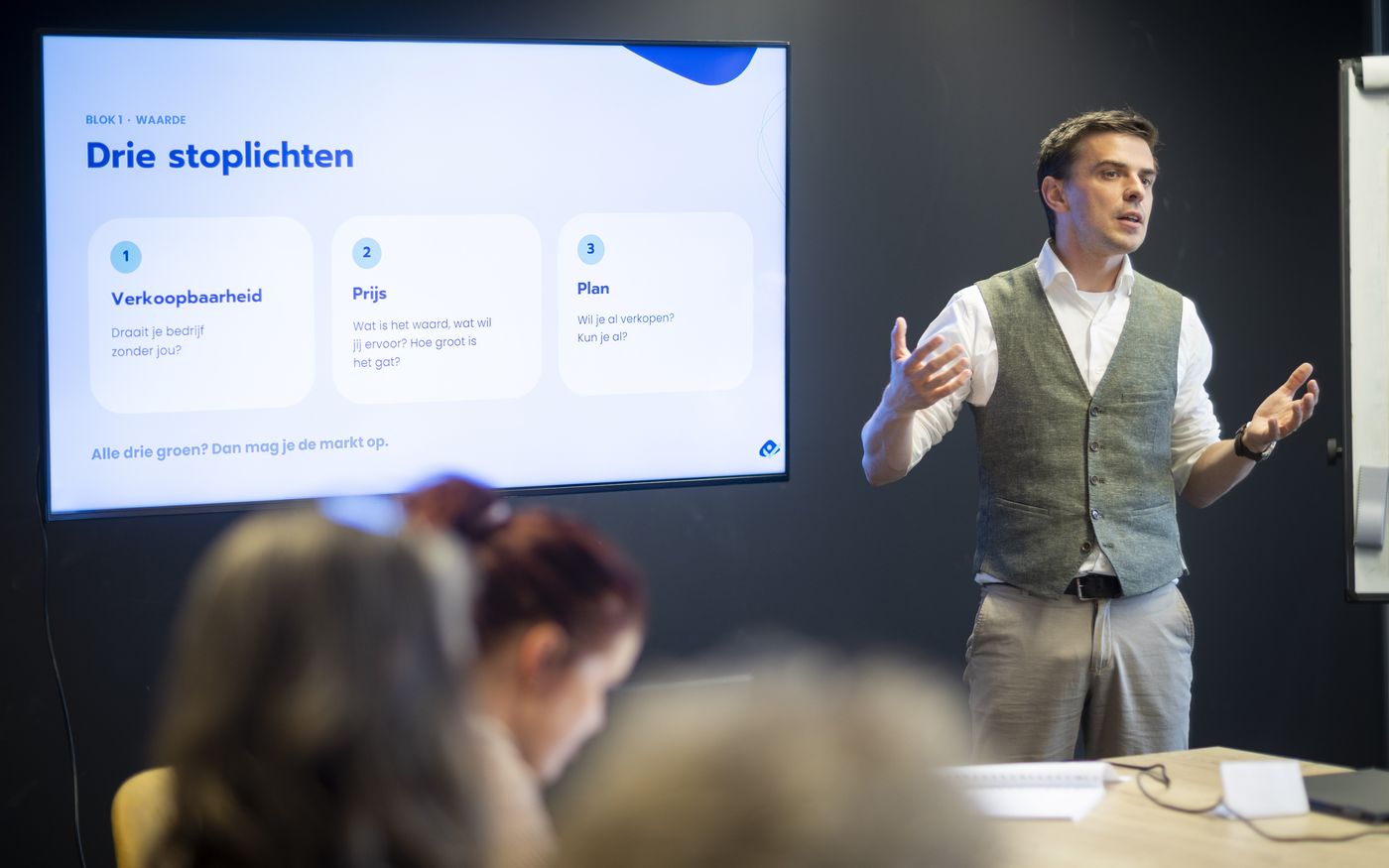 Maarten Ligthart presenteert het stappenplan om een bedrijf te verkopen
