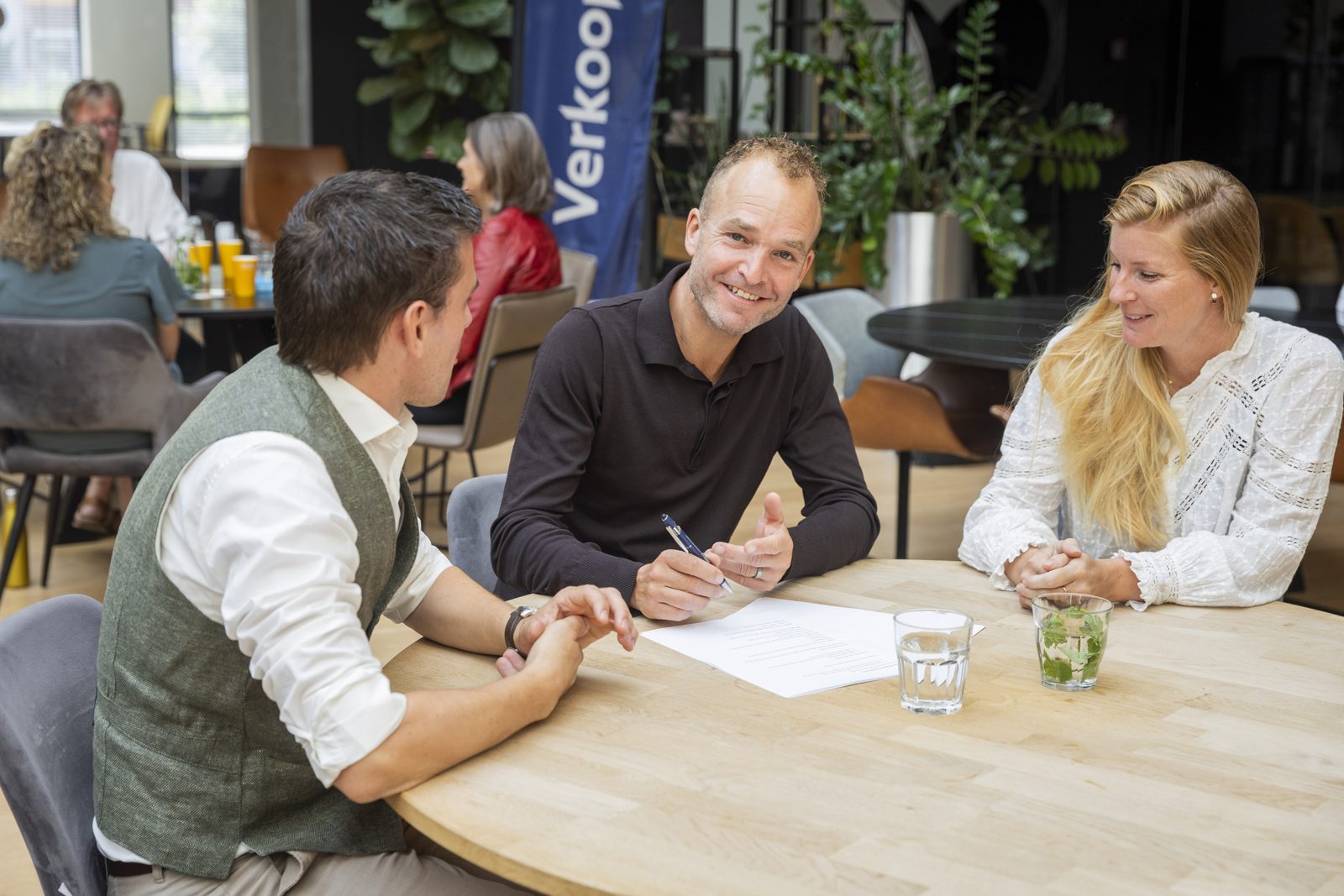 In gesprek met ondernemers over de verkoop